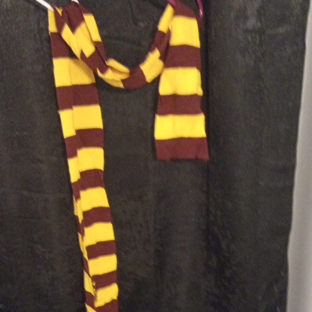 Griffindor Striped Yellow and Brown Scarf